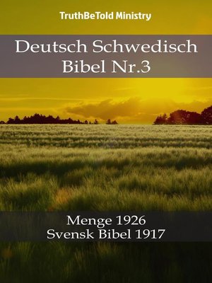 cover image of Deutsch Schwedisch Bibel Nr.3